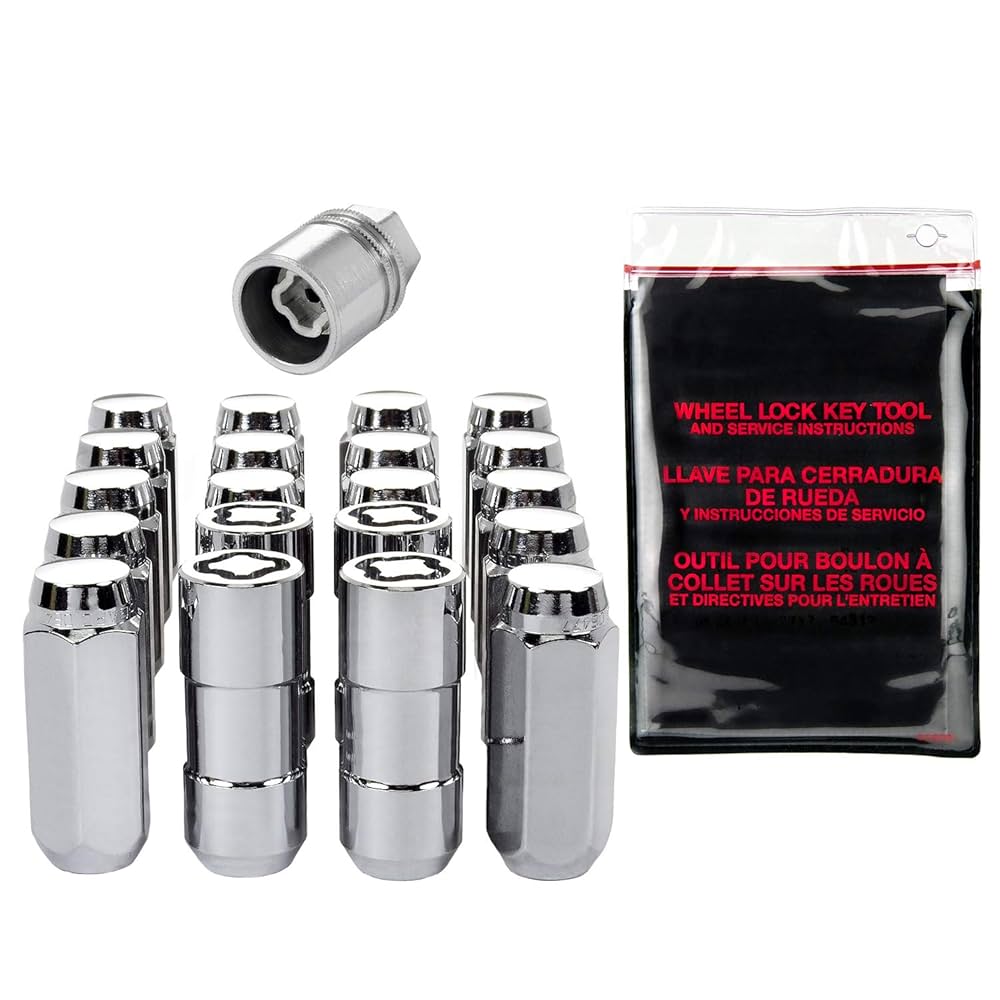 McGard 84505 Chrome Cone Seat Wheel Installation Kit, M14 x